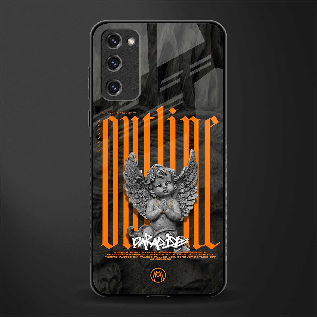 outline glass case for samsung galaxy s20 fe image