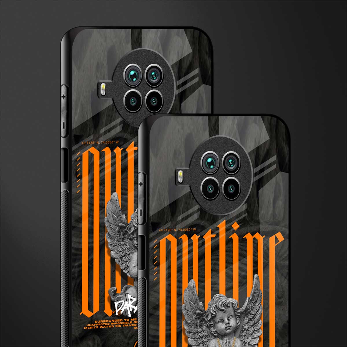 outline glass case for mi 10i image-2