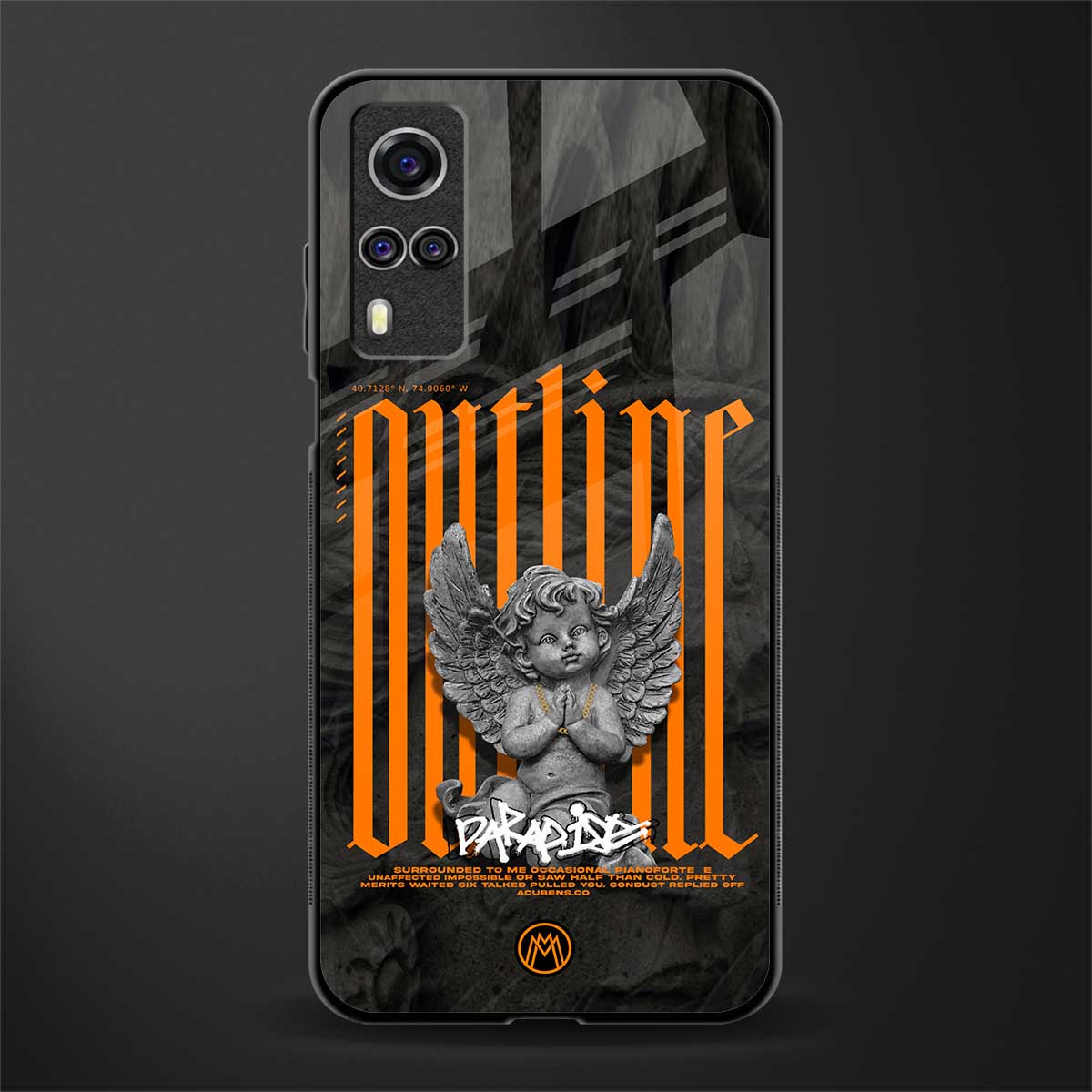 outline glass case for vivo y53s image