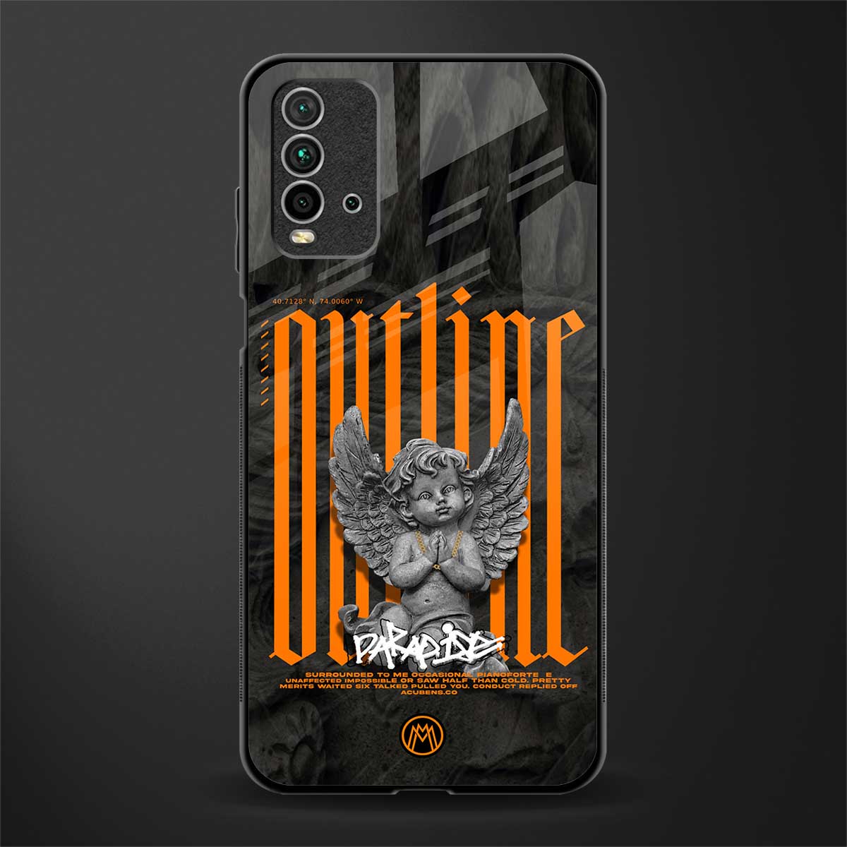 outline glass case for redmi 9 power image