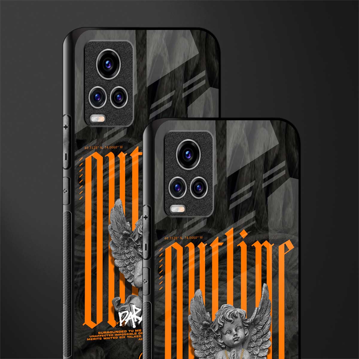 outline glass case for vivo v20 pro image-2