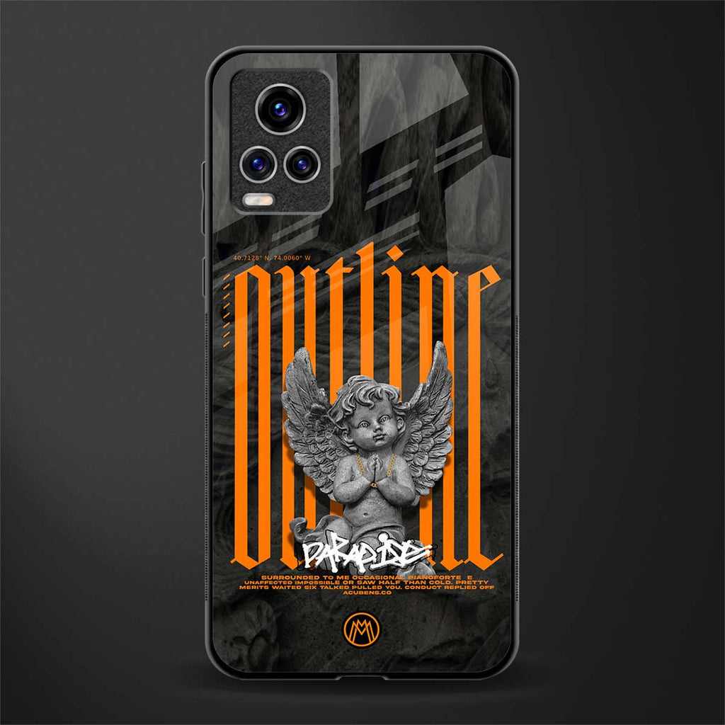 outline glass case for vivo v20 pro image