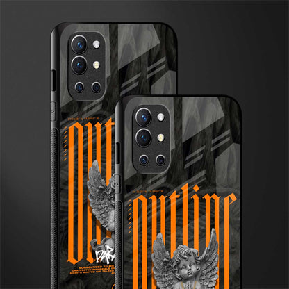 outline glass case for oneplus 9r image-2