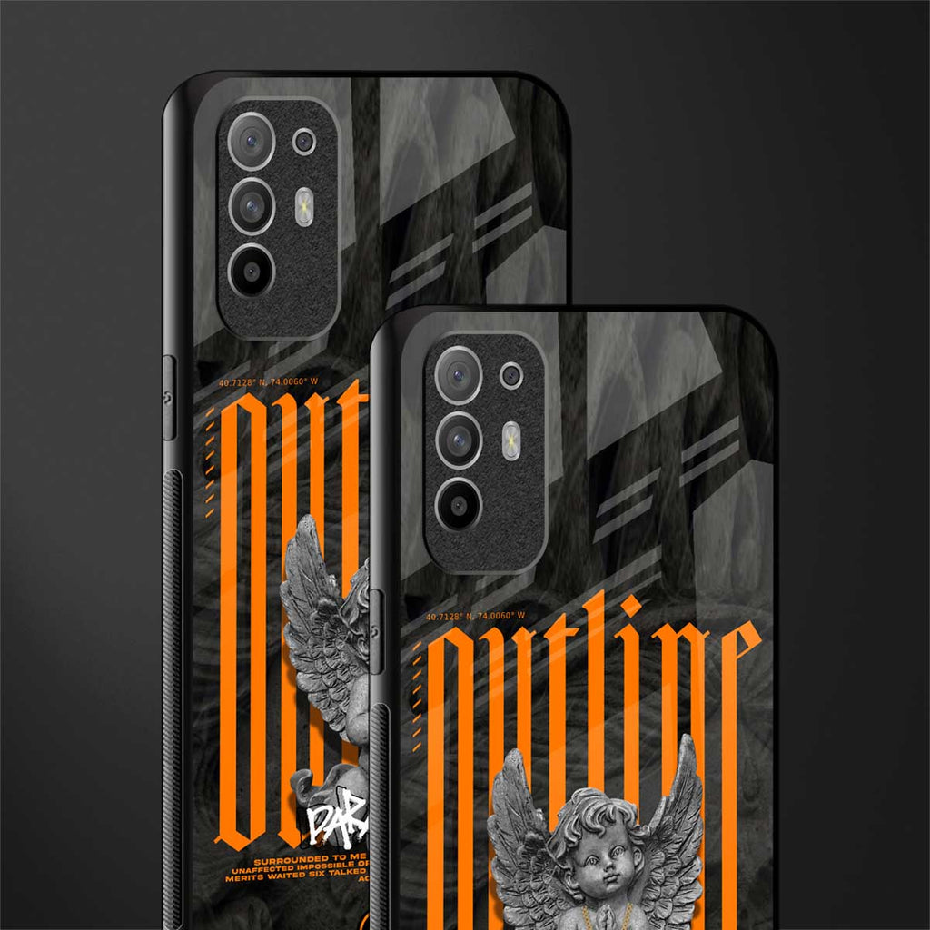 outline glass case for oppo f19 pro plus image-2