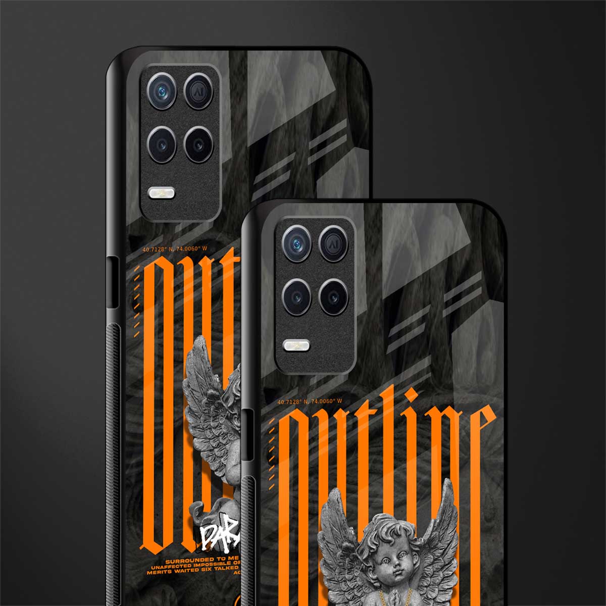 outline glass case for realme 8 5g image-2