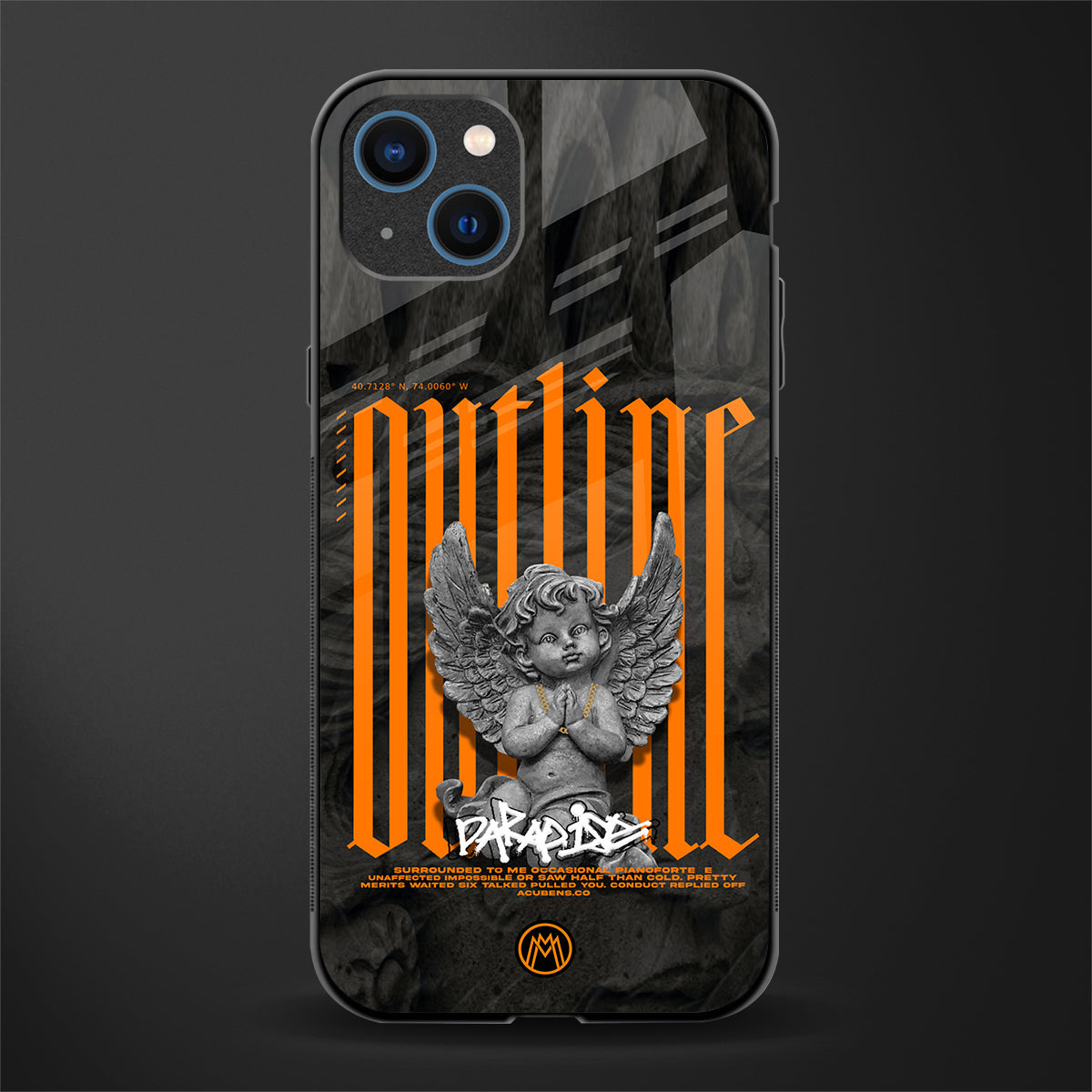 outline glass case for iphone 13 image