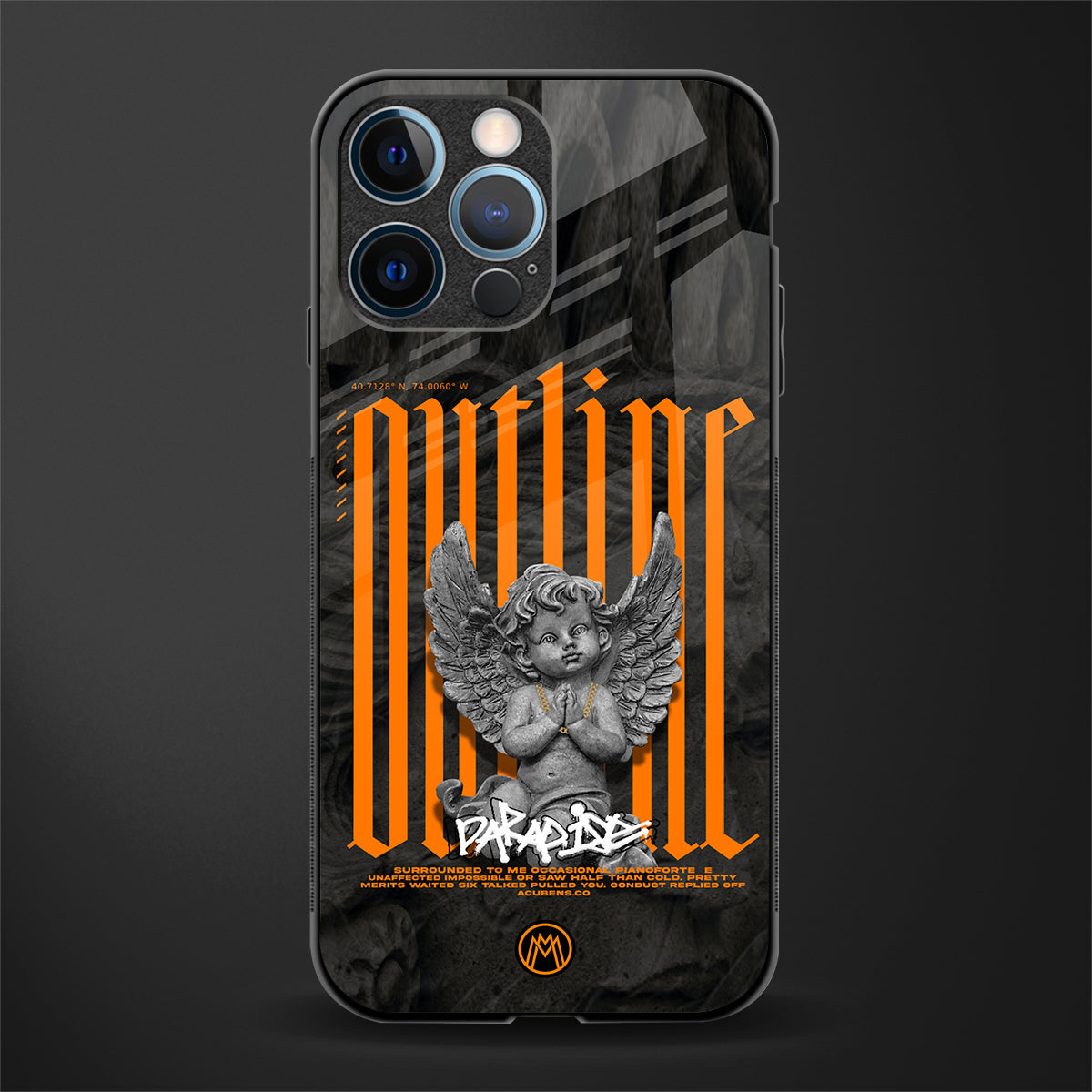 outline glass case for iphone 13 pro image