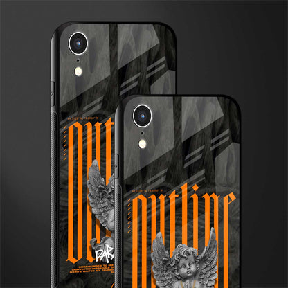 outline glass case for iphone xr image-2