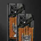 outline back phone cover | glass case for oppo f21 pro 4g