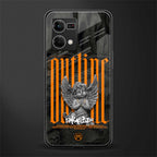 outline back phone cover | glass case for oppo f21 pro 4g
