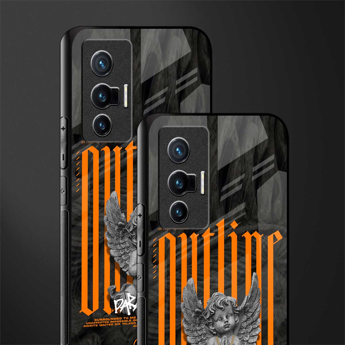 outline glass case for vivo x70 image-2