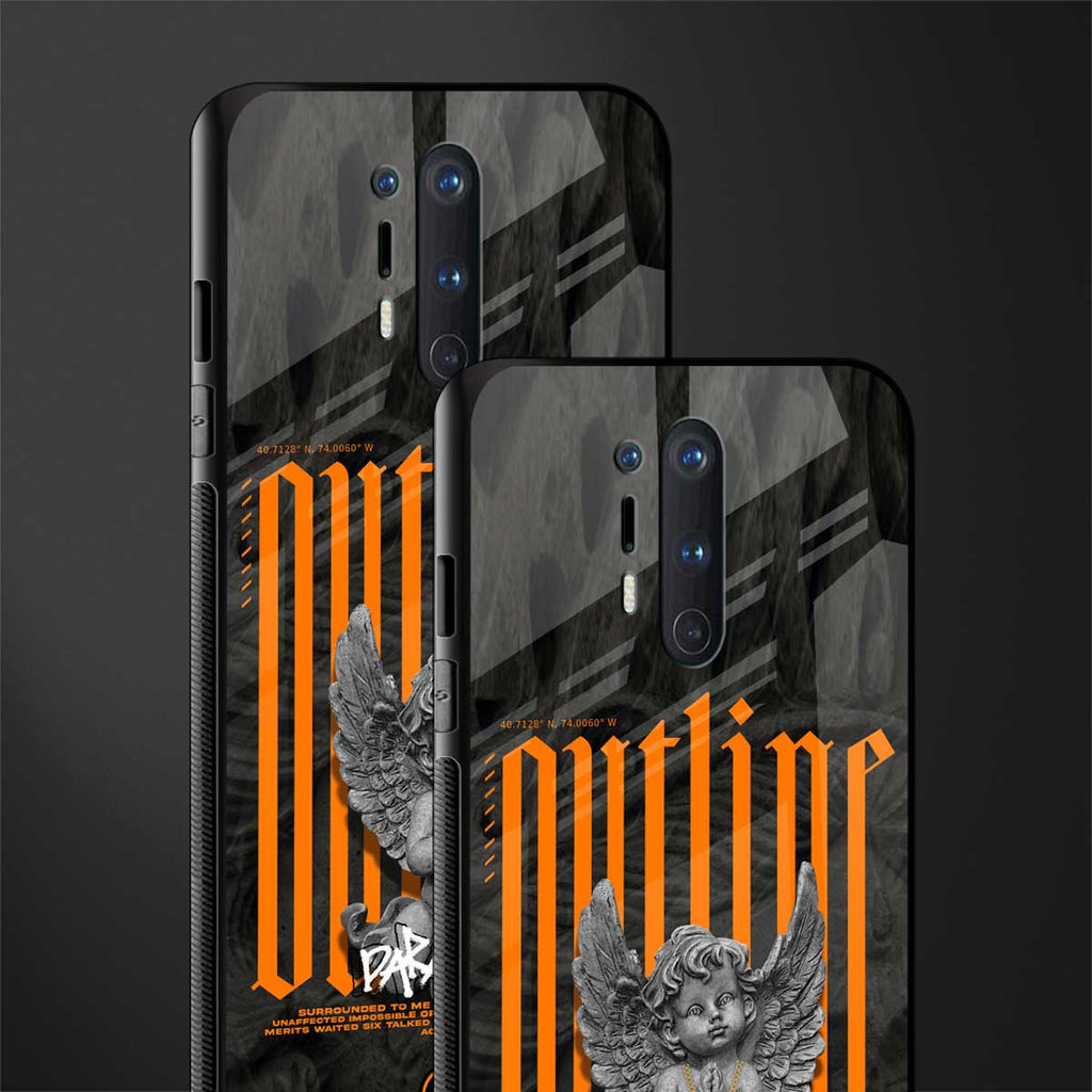 outline glass case for oneplus 8 pro image-2