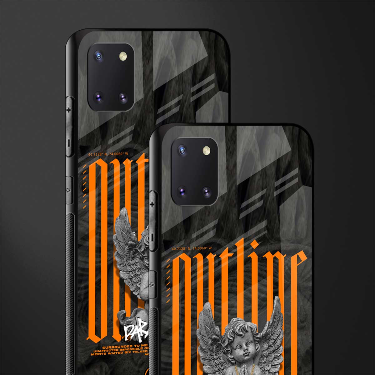 outline glass case for samsung galaxy note 10 lite image-2