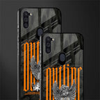 outline glass case for samsung a11 image-2
