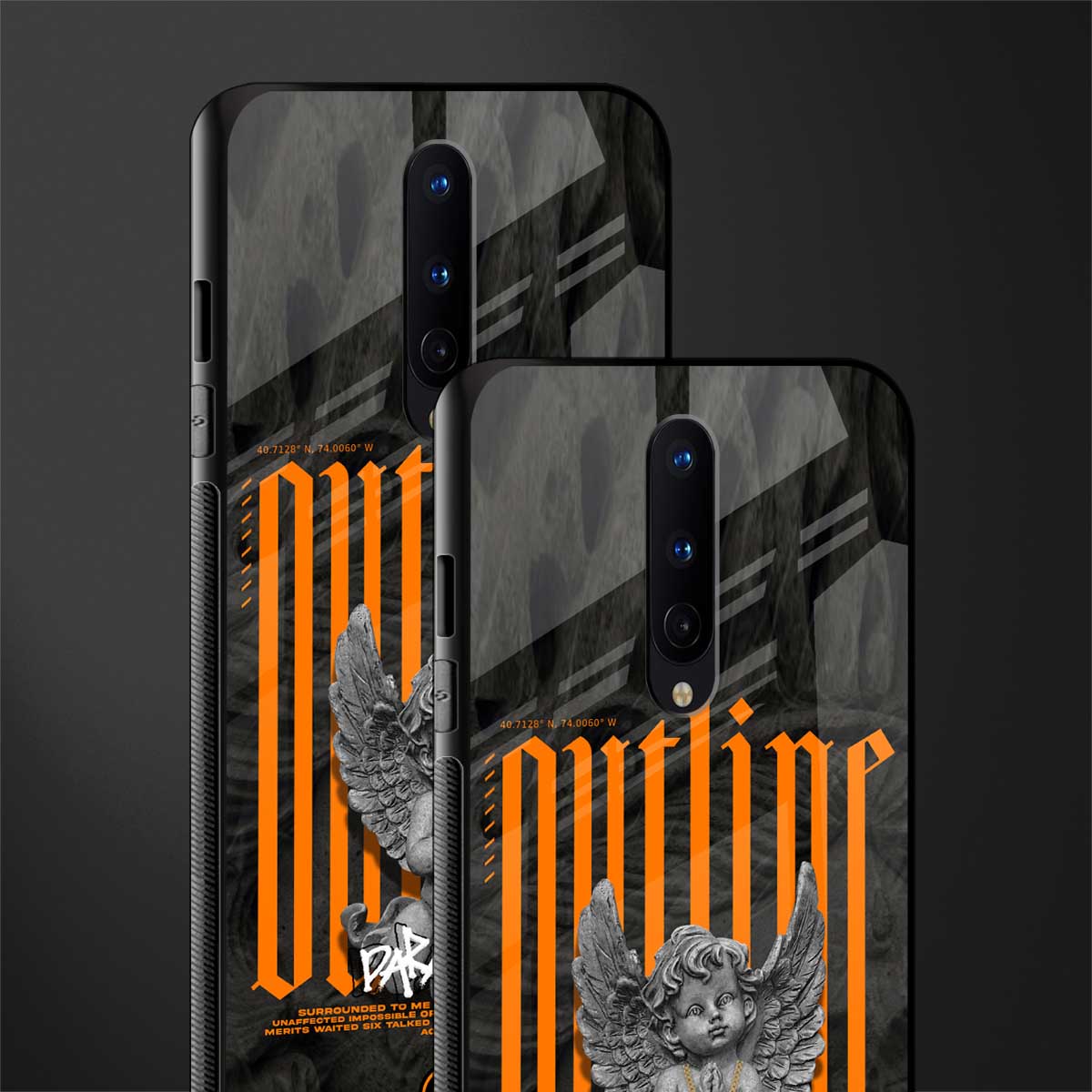outline glass case for oneplus 8 image-2