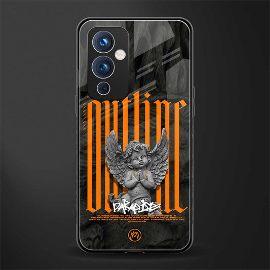 outline back phone cover | glass case for oneplus 9