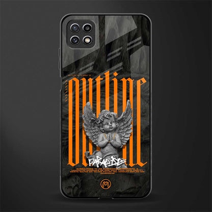 outline back phone cover | glass case for samsung galaxy f42