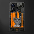 outline back phone cover | glass case for realme c55