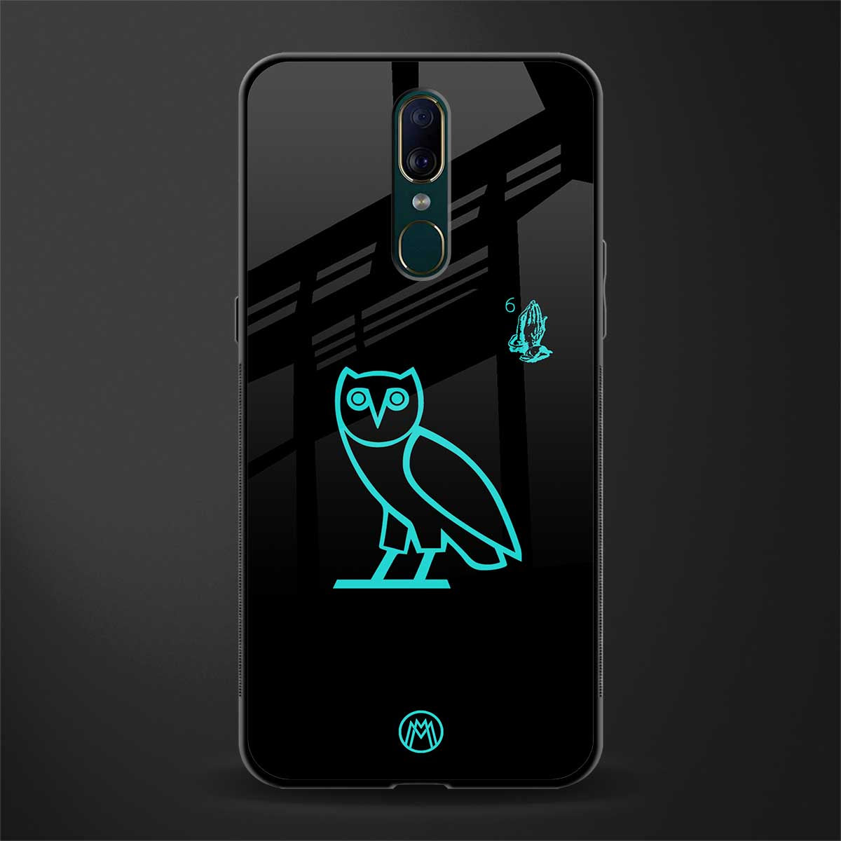 ovo glass case for oppo a9 image