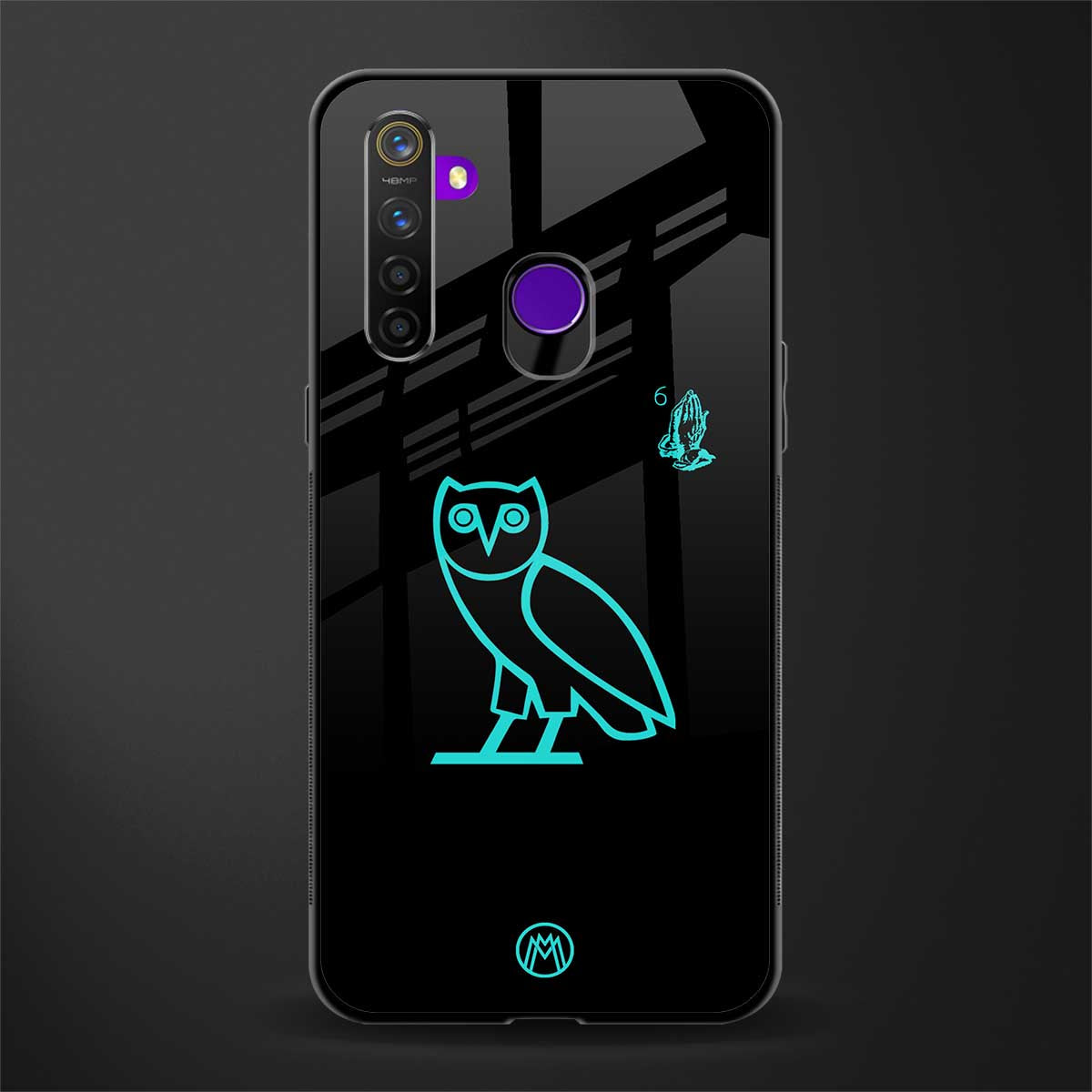 ovo glass case for realme 5i image