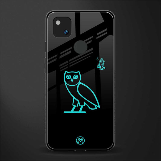 ovo back phone cover | glass case for google pixel 4a 4g