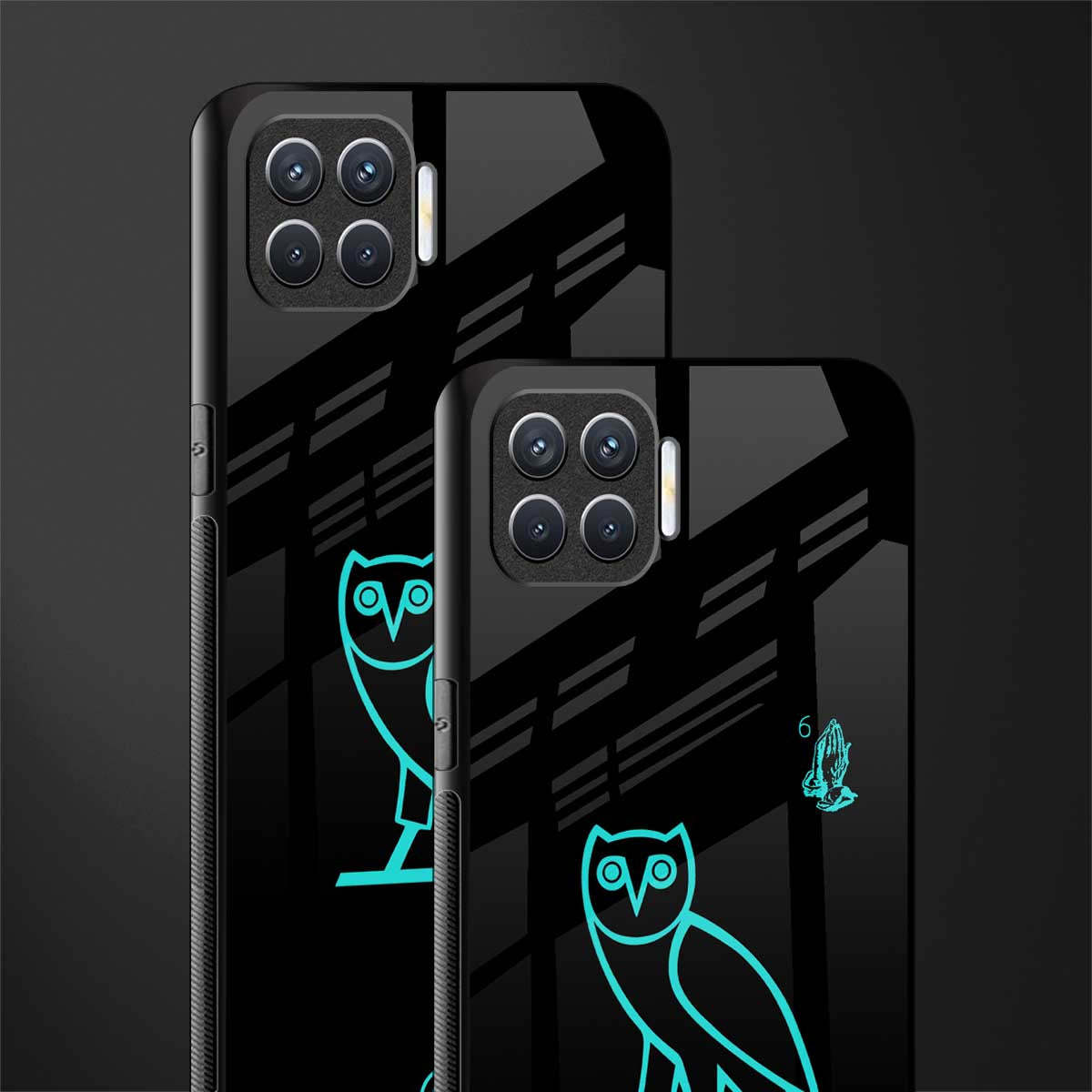 ovo glass case for oppo f17 pro image-2