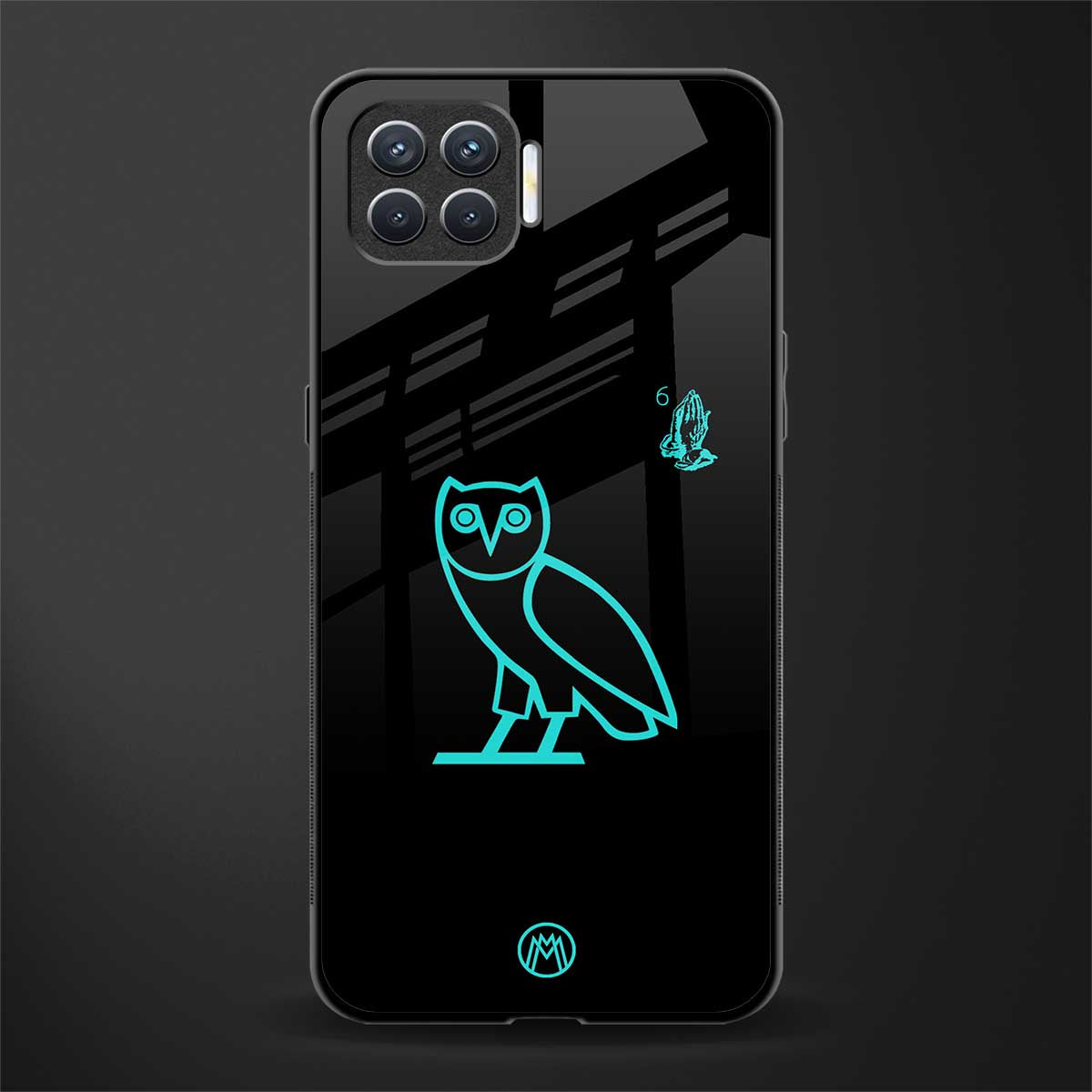 ovo glass case for oppo f17 image