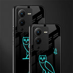 ovo back phone cover | glass case for vivo v25 pro 5g