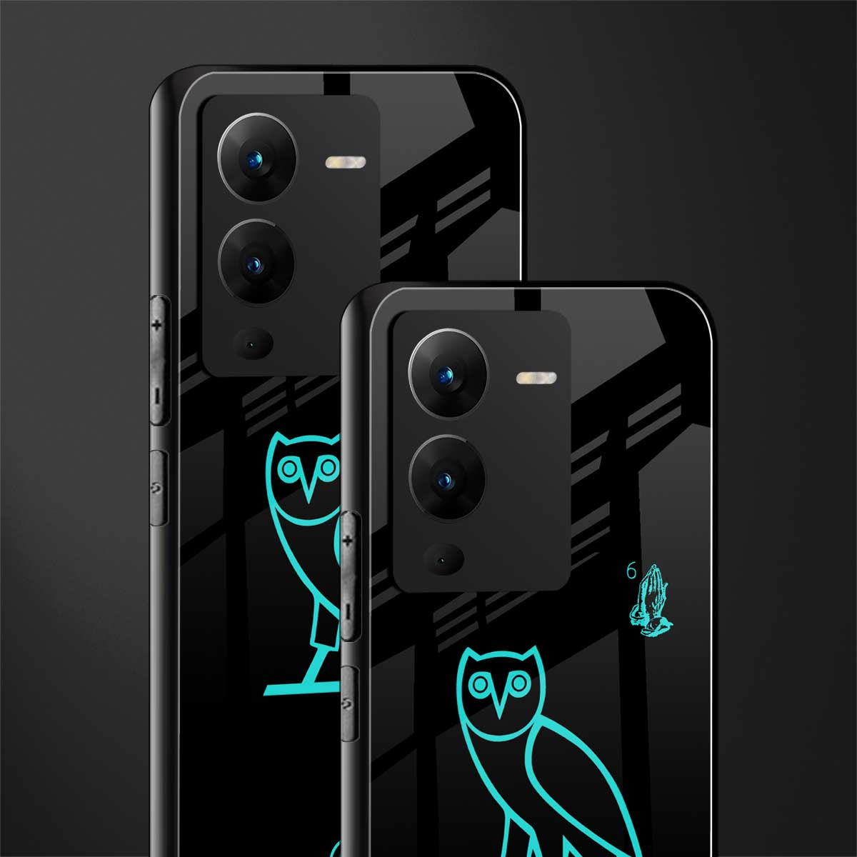 ovo back phone cover | glass case for vivo v25 pro 5g
