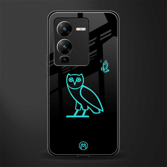 ovo back phone cover | glass case for vivo v25 pro 5g