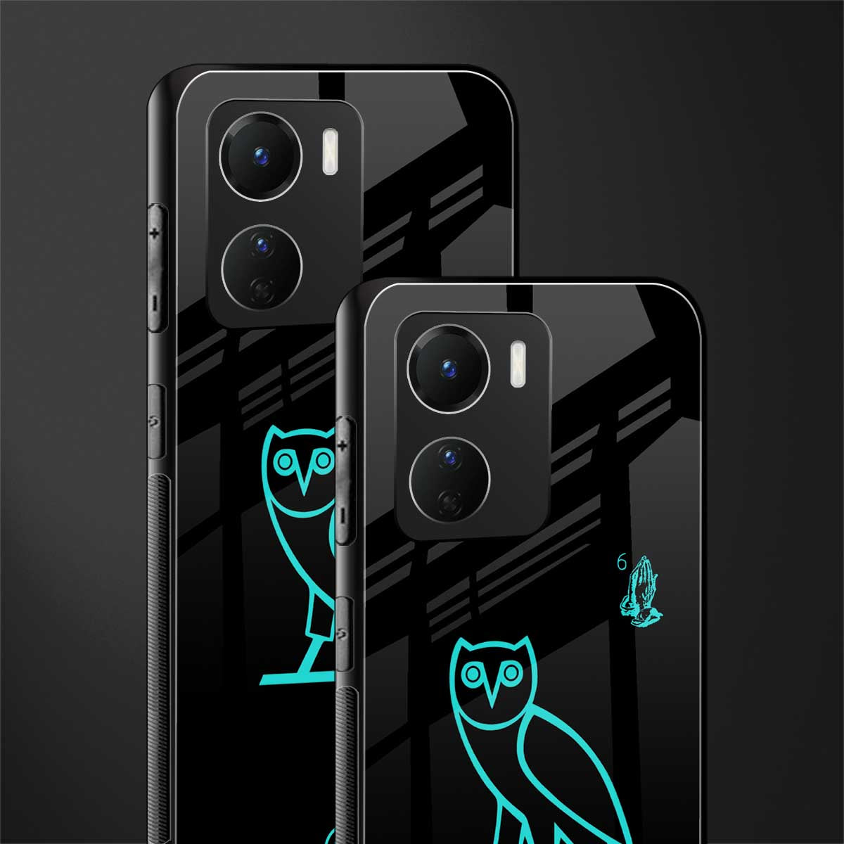 ovo back phone cover | glass case for vivo y16