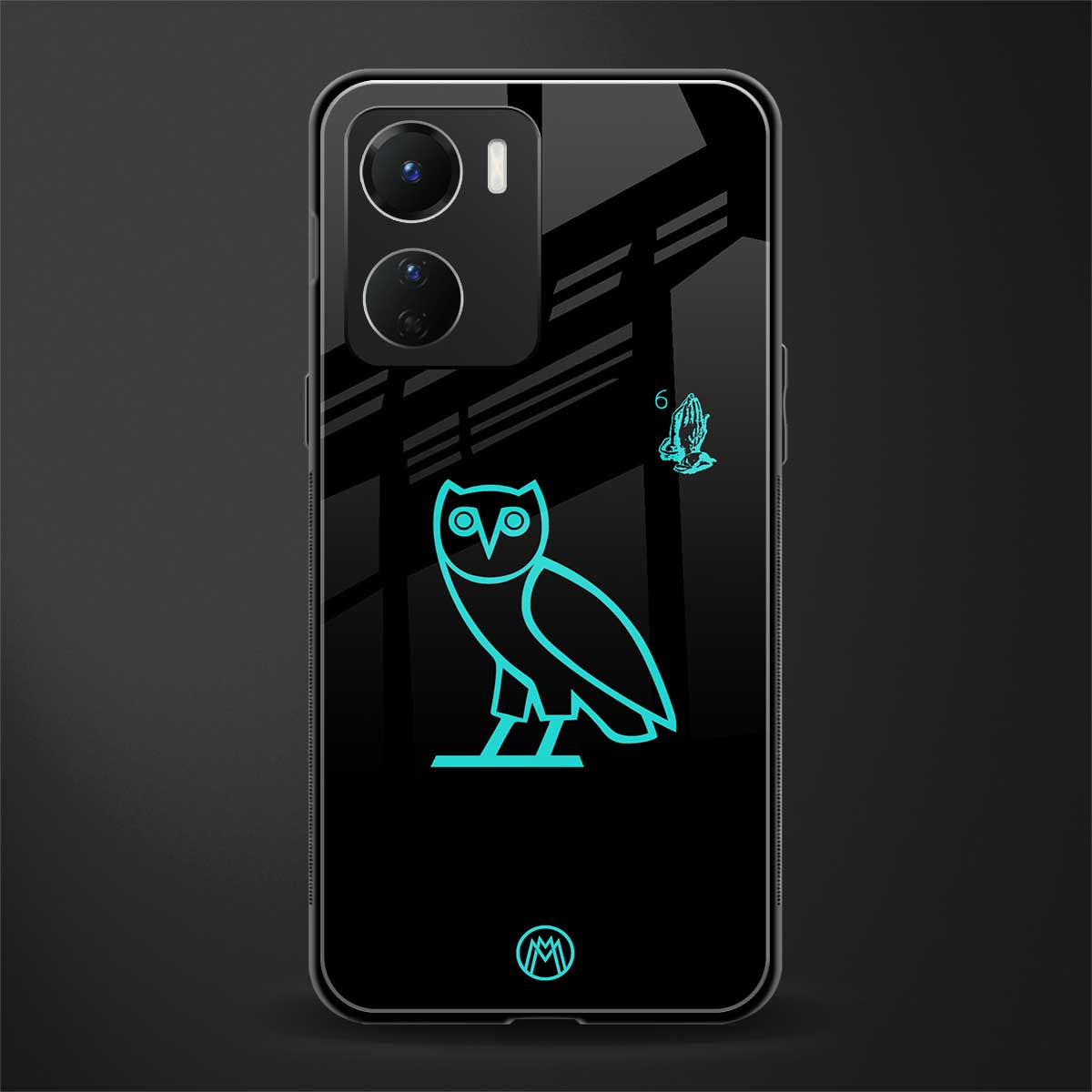ovo back phone cover | glass case for vivo y16
