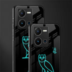 ovo back phone cover | glass case for vivo y35 4g