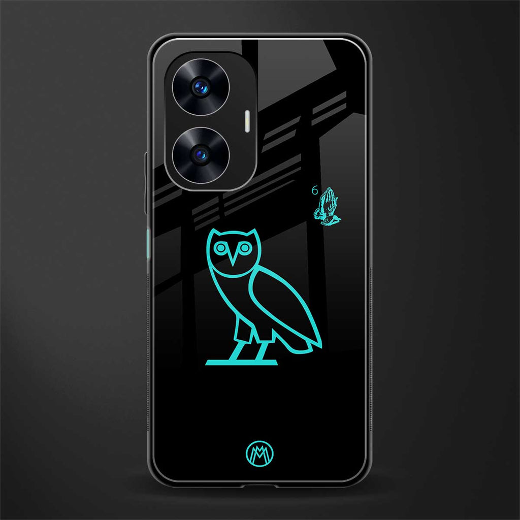 ovo back phone cover | glass case for realme c55