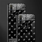 paisley black glass case for realme narzo 20a image-2