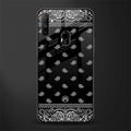paisley black glass case for realme narzo 20a image