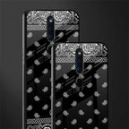 paisley black glass case for oppo f11 pro image-2