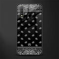 paisley black glass case for vivo u20 image