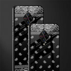 paisley black glass case for vivo s1 pro image-2