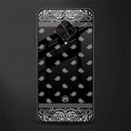 paisley black glass case for vivo s1 pro image