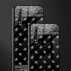 paisley black glass case for vivo s1 image-2