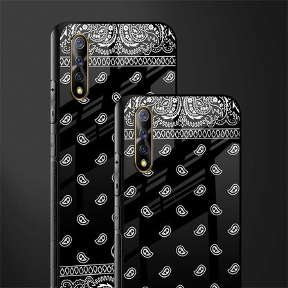 paisley black glass case for vivo z1x image-2