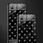 paisley black glass case for vivo v15 pro image-2
