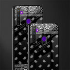 paisley black glass case for realme 5 image-2