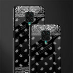 paisley black glass case for poco m2 pro image-2