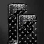 paisley black glass case for realme 6 pro image-2
