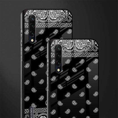 paisley black glass case for mi a3 redmi a3 image-2