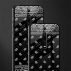 paisley black glass case for redmi k20 pro image-2