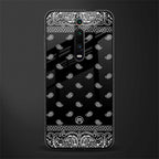 paisley black glass case for redmi k20 pro image