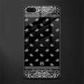paisley black glass case for realme c1 image